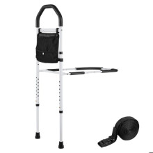 Barreira de Cama para Pessoas Idosas-Duoku-Suporte de Cama com Pé Estável e Manopla em PU-Altura Ajustável