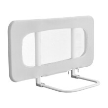 Barreira de Segurança para Cama de Crianças-Duoku-Comprimento 80 cm-Estrutura em ferro-Tecido Oxford-Altura Ajustável de 45 a 67 cm