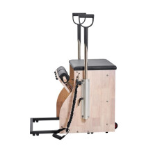 Silla de Pilates con Pedales Separados-Duoku-con Mangos-Silla Combo Estabilidad-Cuadro de Madera de Hevea-Equipo de Entrenamiento