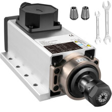 Motor de Eje Refrigerado Por Aire-Duoku-2,2 kW-Eje CNC 220 V-Mandril ER20, 24 000 rpm, 6 A, 400 Hz-para enrutador CNC