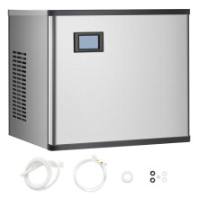 Eiswürfler - DUOKU - 136 kg/24 h - Selbstreinigendes System - Edelstahl - Ideal für Unternehmen