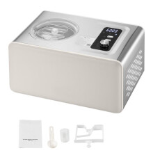 Sorbetière - DUOKU - SU-I84 - 2 L - Acier Inoxydable - 3 Modes de Fonctionnement