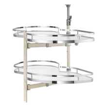 Organisateur d'Armoire d'Angle-Duoku-Aveugle Ă Gauche Swing-Optimisez L'espace de Rangement de Votre Cuisine