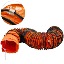 Conduit de Ventilation - DUOKU - 25 pieds - PVC - Diamètre 25,50 cm - Couleur Orange