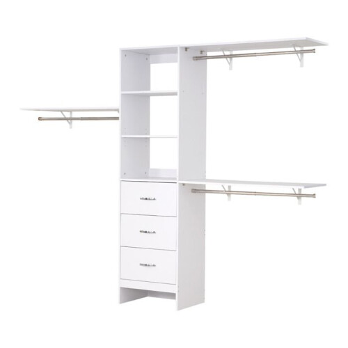 Système de Placard - DUOKU - KLBC-01 - 3 Tiroirs - Ajustable - Design Contemporain