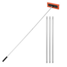 Schneeräumer für das Dach-Duoku-45 cm-Verstellbares Schneeräumwerkzeug 2,25-5,62 m-Ausgestattet mit einem Schaumstoffkratzer