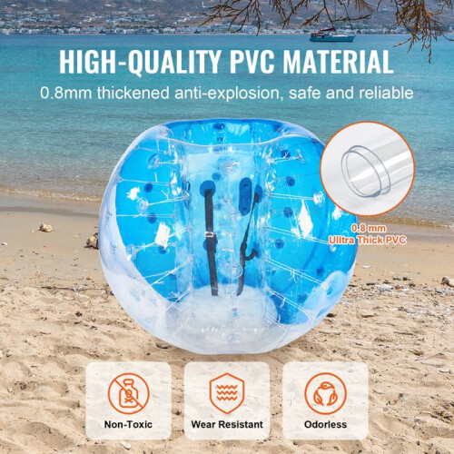 Globo Parachoques Inflable - DUOKU - HCPPQ-009 - 1,5 m - PVC Durable - Mixto 2