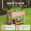 Jardineira - DUOKU - Retangular - Madeira de abeto - 33,9 x 18,1 x 30 polegadas - 75 kg de capacidade 5