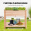 Jardineira - DUOKU - Retangular - Madeira de abeto - 33,9 x 18,1 x 30 polegadas - 75 kg de capacidade 6