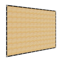 Voile d'ombrage - DUOKU - 3660 x 6100 mm - 90 % Protection Solaire - Rectangulaire - PEHD