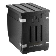 Porte-plateau isotherme - DUOKU - EP-90L - 90 L - Chargement frontal - Noir