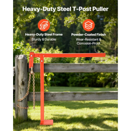 Extrator de Postes de Cerca - DUOKU - Modelo BY-043-01 - Aço - 780,8 mm - 660 lb 2