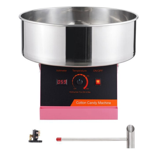 Suikerwattenmachine - DUOKU - MHTJXM01F - 1000 W - RVS Kom - Roze