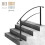 Rampe d'escalier - DUOKU - TYFS-4FT - Fer Forgé - Noir Mat - 1 à 4 Marches 1