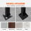 Rampe d'escalier - DUOKU - TYFS-4FT - Fer Forgé - Noir Mat - 1 à 4 Marches 6