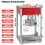 Machine à Pop-corn - DUOKU - NP16T - 1440 W - 12 oz - Rouge 2
