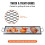 Grelha de Cozinha Retangular X-Marks para Fogueira-Duoku-44 polegadas-em Aço Robusto-com Cabo e Suporte em Fio X-Preto 5
