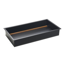 Nicho de pared empotrado - DUOKU - Modelo BAL-306010 - 33,0 x 63,5 cm - Acero inoxidable 304 - Banda LED