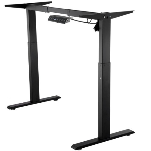 Bureau Frame - DUOKU - Verstelbaar - Ergonomisch - Zwart - Belasting 80 kg
