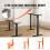 Bureau Frame - DUOKU - Verstelbaar - Ergonomisch - Zwart - Belasting 80 kg 5