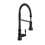 Matte Black Pull Down Kitchen Faucet with Power Boost Spray and Rustproof CorrosionResistant Finish 1