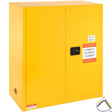 Armário de Segurança Inflamável - DUOKU - SS-1270 - 30 Galões - Aço Laminado a Frio - Amarelo