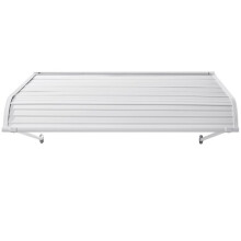 Toldo de Puerta - DUOKU - 122x106,6 cm - Aluminio - Protección Contra Lluvia - Marquesina Exterior