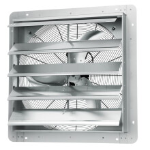 Ventilateur d'extraction à Obturateur 610 mm-Duoku-1 400 tr/min, 2 892 pi3/min-Moteur à Courant Alternatif à Montage Mural