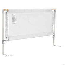 Barreira de Segurança para Cama Infantil-Duoku-Comprimento 1,5 m-Estrutura em Ferro Reforçado-Tecido Oxford-Altura Ajustável de 68 a 89 cm