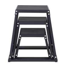 Scalata Pliometrica - DUOKU - 12/18/24 Pollici - Antiscivolo - Capacità 227 kg - Nero