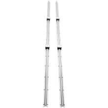 Conjunto de Rieles de Guía Lineales-Duoku-SBR16 2000 mm-2 Rieles de 78,7 in y 4 Bloques Deslizantes-para Máquinas Automatizadas DIY