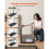 Gaiola para Hamster-Duoku-Visão Transparente a 360-Espaçosa 37,8 x 18,5 x 21,7 Polegadas-Gaiola Ventilada para Pequenos Animais 5