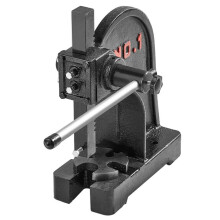 Presse à Crémaillère - DUOKU - Manuelle 1 Tonne - Hauteur Maximale 15 cm - Robuste - 240x170x290 mm