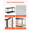Gaiola para Hamster-Duoku-Visão Transparente a 360-Espaçosa 37,8 x 18,5 x 21,7 Polegadas-Gaiola Ventilada para Pequenos Animais 3