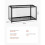 Gaiola para Hamster-Duoku-Visão Transparente a 360-Espaçosa 37,8 x 18,5 x 21,7 Polegadas-Gaiola Ventilada para Pequenos Animais 2