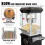 Popcornmachine - DUOKU - NP08001SEC - 850 W - Kar - Gelaagd Glas 5