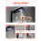 Wand-Duschsäule - DUOKU - Regendusche - LED-Panel - Gebürsteter Edelstahl - 1345 mm 4