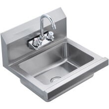 Fregadero comercial - DUOKU - HS-17-SP - Acero inoxidable - 17x12.8 pulgadas - Montaje en la pared