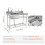 Wasmachine - DUOKU - 1 Compartiment - RVS - 39,4 x 19,1 x 37,4 in - Grijs 2