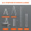 telescoopladder - DUOKU - 16,7 ft - Aluminium - Opvouwbaar - Multifunctioneel 5