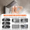 Duschpaneelsystem - DUOKU - 8004FL - 6 Duschmodi - 5 Massagejets - Inklusive LED 5