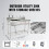 Wasmachine - DUOKU - 1 Compartiment - RVS - 39,4 x 19,1 x 37,4 in - Grijs 3