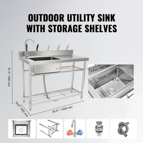 Wasmachine - DUOKU - 1 Compartiment - RVS - 39,4 x 19,1 x 37,4 in - Grijs 2