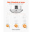 Donutmachine - DUOKU - DH-15L - Elektrisch - 3000W - Capaciteit 5,5L 5