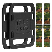 Plaques de Sac à Dos - DUOKU - Modèle LY-10LBS - Fonte - 10 lb - Poids Réglables