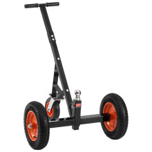 Rimorchio - DUOKU - Modello a Ruote - Capacità 1000 lb - Acciaio al Carbonio - Altezza Regolabile 16,7-22 in
