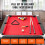 Table de billard - DUOKU - VP69 - Portable - Pliable - Rouge et Noir 5