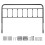 Hoofdbord - DUOKU - Queen Size - Metaal - Stalen Frame - Hedendaags Ontwerp 1