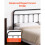 Hoofdbord - DUOKU - Queen Size - Metaal - Stalen Frame - Hedendaags Ontwerp 4