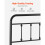 Hoofdbord - DUOKU - Queen Size - Metaal - Stalen Frame - Hedendaags Ontwerp 5